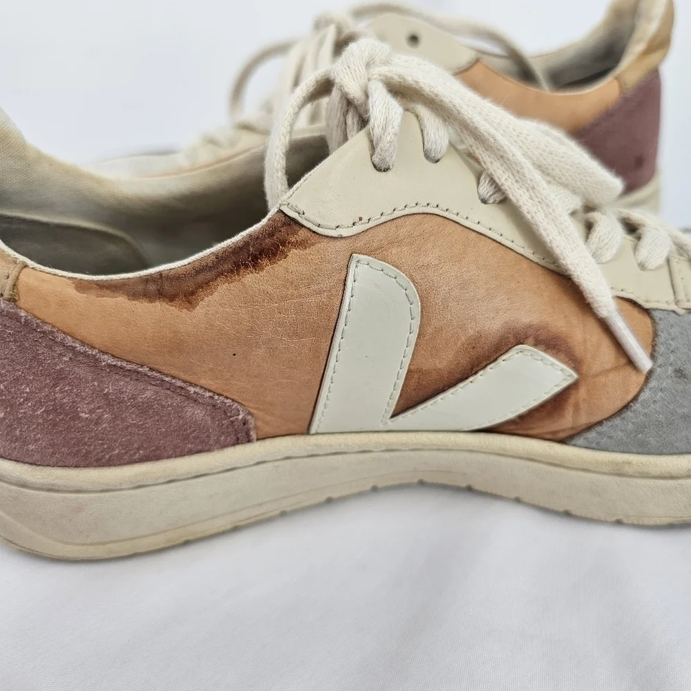 Veja V-10 Colorblock Sneakers‎ | Leather Suede Mesh | Women’s 9